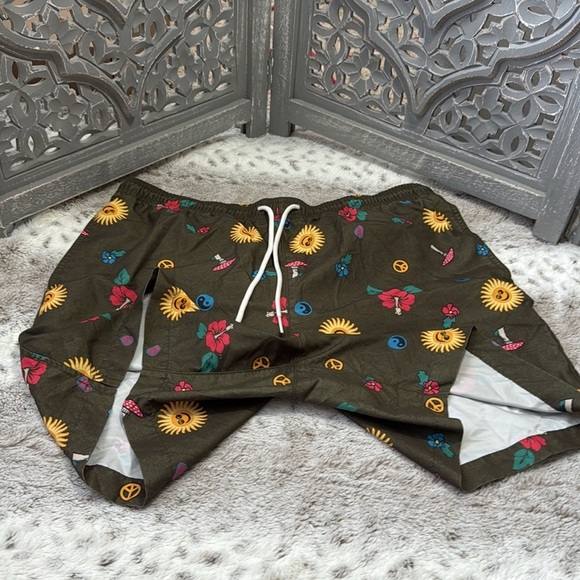 Men’s PacSun swim trunks large beach pool party tropical resortwear California - Picture 6 of 11